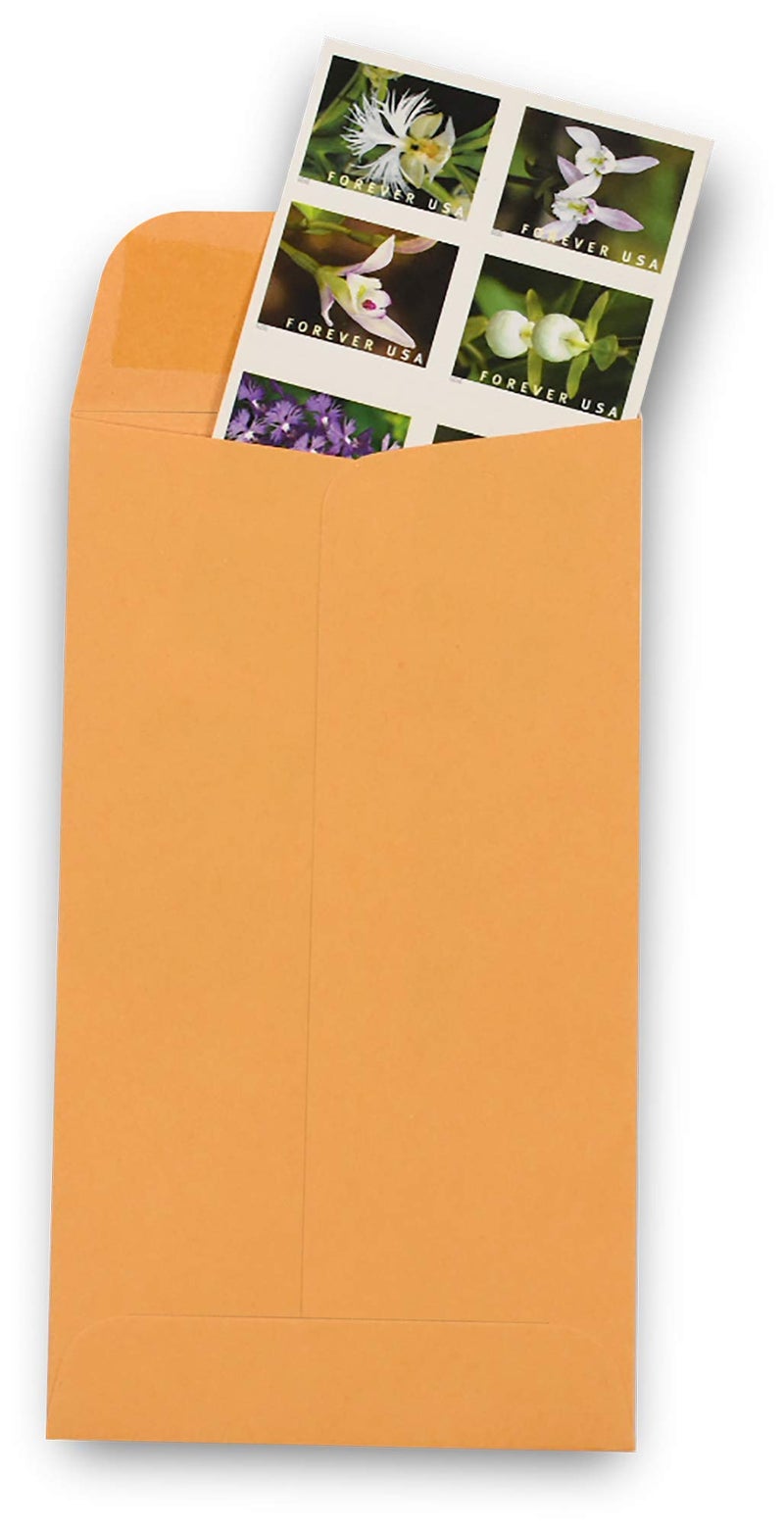 GUARDIAN 500 Guardian #6 Paper Coin Envelopes - Blank Small Envelopes for Coins, Receipts, Stamps, Small Parts Storage, & More â€“ 3-3/8â€ x 6â€ Cash Envelopes â€“ Gummed Flap Gift Card Holder Envelopes - Image 3